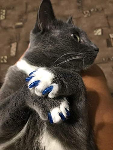 YMCCOOL 100pcs Cat Nail Caps/Tips Pet Cat Kitty Soft Claws Covers