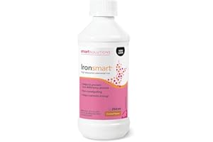 Smart Solutions Ironsmart Liquid Caramel Flavour, Helps Maintain Energy and Prevent Iron Deficiency. Non-Constipating, with 1