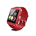 [Prime] U8 Bluetooth V4.0 Bluetooth Wrist Smart Watch WristWatch UWatch for IOS Android iPhone 4/4S/5/5C/5S Samsung S2/S3/S4/Note 2/Note 3 HTC Sony Blackberry,Red