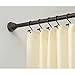 mDesign Modern Metal Bathroom Shower Constant Tension Shower Curtain Rod - Adjustable - Expands from 50