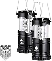 Etekcity Lantern Camping Lantern Battery Powered Lights for Power Outages, Home Emergency, Camping, Hiking, Hu