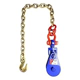 YATOINTO 2T Snatch Block with Chain, 3'' Single