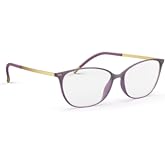 Silhouette Eyeglasses Urban LITE Full Rim 1590 4140 Blackberry/Brass 52/15/140