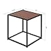 Zinus Priyanka Modern Studio Collection Classic Cube Side Table / End Table / Night Stand / Coffee Table