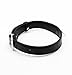 SMspade Leather Collar Choker Lockable Leather Collar Black for Men Women