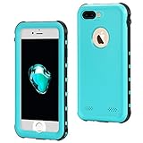 Waterproof Case for iPhone 7 Plus, Merit Shield Series Shockproof Dirt-proof Protective cover, Snow-proof Underwater IP68 Waterproof Case for iPhone 7 Plus (Blue)