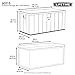 Lifetime 60215 Heavy-Duty Outdoor Storage Deck Box, 150 Gallon