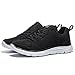 NewDenBer NDB Men's Lightweight Fashion Sneakers Comfortable Running Walking Shoes (12 D(M) US, Black)