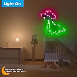 iPuppy Cowgirl Dinosaur Neon Sign, Cowboy Dinosaur