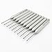3.175mm Carbide Engraving Drill Bits Set 0.75mm Cutting Edge PCB CNC Pack of 10
