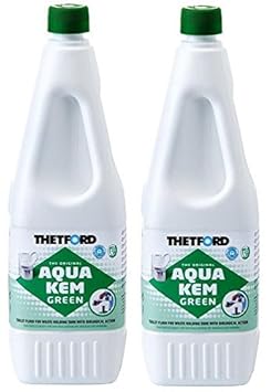 Thetford Aqua Kem Green 1,5 Liter - Sanitärflüssigkeit - 2er Set (9,30 € pro liter)
