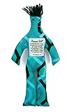 Dammit Doll - Classic Dammit Doll - Joueur En Ligne - Electric Sea Foam , Black Hair - Stress Relief, Gag Gift