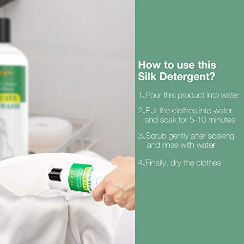 LIFVEAN Delicate Wash Laundry Detergent Highly Concentrated Natural Liquid Delicate Laundry Care