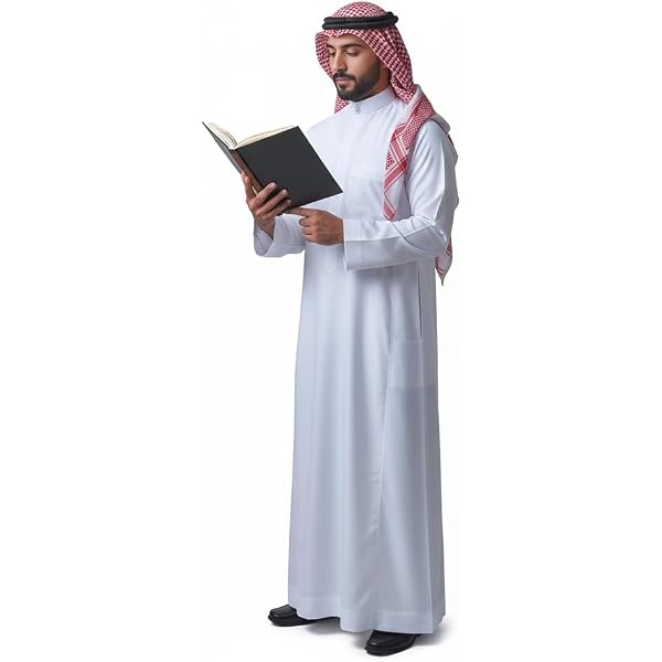 thumbnail interactive-video image 1 of Men's Muslim Islamic Casual Thobe Pants - Comfortable Polyester Trousers With Pockets 1 of 5
