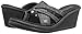 Skechers Cali Women's Rumblers - Pen Pal Wedge Sandal, Grey Jersey, 11 M US