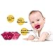 1 pcs Cute Kids Baby Lip Silicone Funny Nipple Dummy Baby Soother Nipples Teether Baby Pacifier Care, Rose