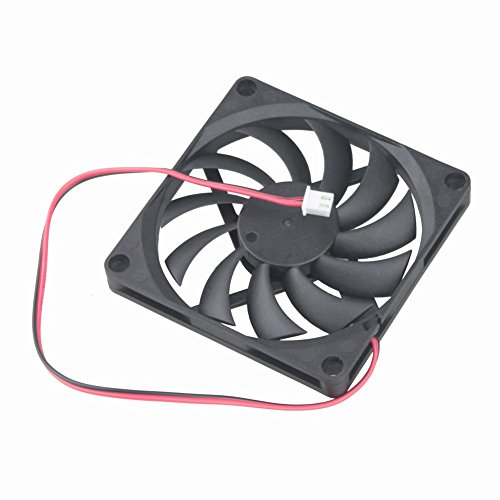 GDSTIME Radiator 80mm x 80mm x 10mm 12V Brushless DC Cooling Fan - Thumbnail 5