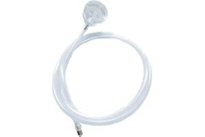 DU-MOST Aerosol Can Extension Kit, 24" Flexible PVC Hose, 360-Degree Brass Nozzle, Reusable & Fits Fluid Film Rust & Corrosion Protection Cans, Clear