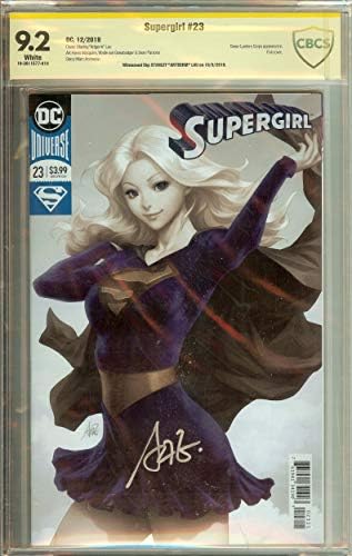 *SIGNED* Supergirl #23 Stanley Artgerm Lau CBCS (not CGC) 9.2