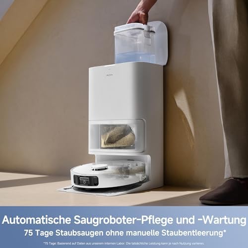 E40 Ultra Saugroboter, Selbstreinigende Station & Ausfahrbarer Mopp