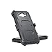 Galaxy J7 Neo J701M /J7 Nxt J701F /J7 Core J701 Case, Telegaming Hybrid Rugged Heavy Duty Shock Absorption Case with Belt Swivel Clip Kickstand Holster for Samsung Galaxy J7 Neo / J7 Core Duos Black