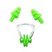 HOMEJU 7 Sets Waterproof Soft and Flexible Silicone Swimming Earplugs and Nose Clip - for Swimming, Sleeping, Surfing, Showering - for Adults and Children