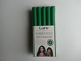 Lure Professional Rubber Hair Rollers Rubber Rods (Contains 12 Rollers 8