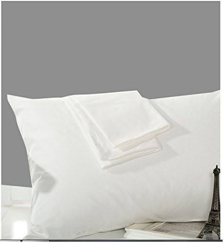 Amazon Pillowcase By- eastern beddings Travel 12X16 Size Pillowcase, White Solid, With 100% Egyptian Cotton - 500 Thread Count
