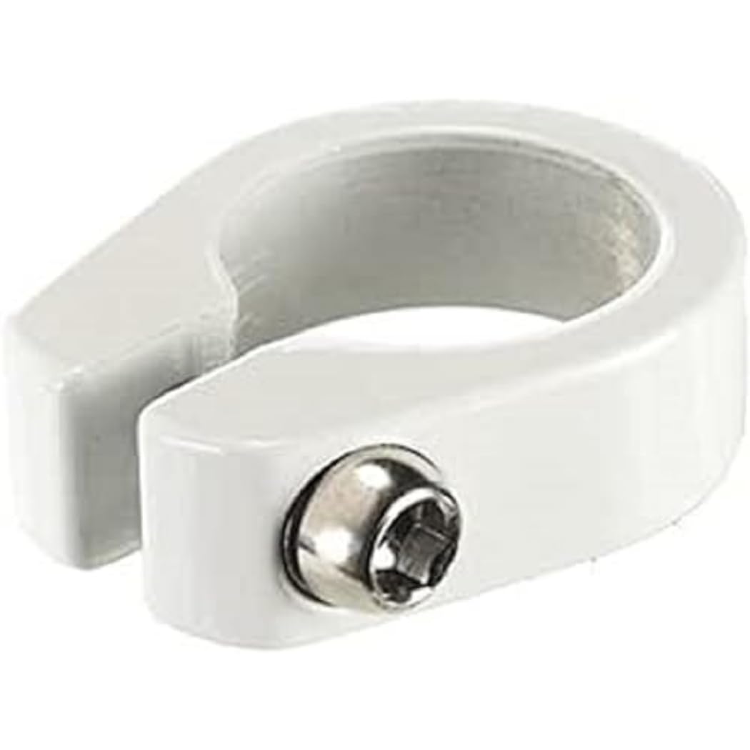 Cicli Bonin Unisex Adult Corsa Saddle Clamp - White, One Size