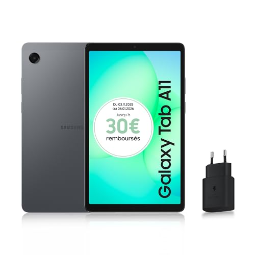 Samsung Galaxy Tab A11 8.7", Wi-Fi, 4/64GB, Grau en promo sur Amazon