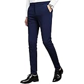 MAGE MALE Men's Skinny Stretch Dress Pants Slim Fit Suit Pants