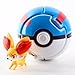 4PCS Bounce Pokemon Pokeball Cosplay Pop-up Elf Go Fighting Poke Ball Toy