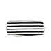 Canvas Tote, GS.Lee Women's Ladies Stripe Summer Beach Handbags Shoulder Zipper Purse Bag, Black