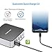 POWERADD 40W 5 Port USB C Charging Station Multi Port Wall Charger QC3.0 USB C Desktop Charger Block Compatible iPhone, Samsung, Nexus, LG, and More USB Device
