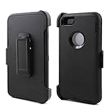 Robust Heavy Duty Iphone 6 & 6S 4.7 Inch Case with 3 Impact Absorbent Layers for Extreme Protection, with Built in Screen Protector + Belt Clip / Holster, Fits Iphone 6 & 6S 4.7