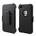 Robust Heavy Duty Iphone 6 & 6S 4.7 Inch Case with 3 Impact Absorbent Layers for Extreme Protection, with Built in Screen Protector + Belt Clip / Holster, Fits Iphone 6 & 6S 4.7