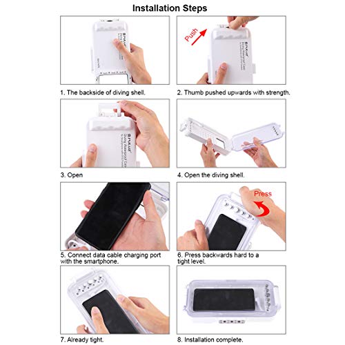 image for PULUZ Professional [45m/147ft] Diving Surfing Swimming Snorkeling Phot