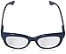 Peepers by PeeperSpecs Women's Blue Light Blocking Reading Glasses & No Correction Eyewear-Center Stage Oversized, Navy-Original Lens, 52 mm + 2