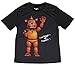 Five Nights at Freddy's 'Mic Night Video Game' Pajama 2pc Pant Set, Black, 8