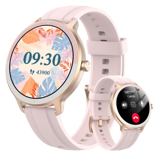 Smart Watch for Men Women, Bluetooth Call/AI Voice, 1.27" DIY Dial Smartwatch with 100+ Sport Modes, IP68 Waterproof Watch with Heart Rate Sleep SpO2 Step Monitor, Fitness Watch for Android iOS Phone