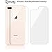 iPhone 8 Plus Screen Protector Pack of 2|Lifetime Replacements|iPhone 8 Plus Back Glass Screen Protector|5.5 Inch Tempered Glass Screen Protector iPhone 8 Plus with Scratch Resistant|SHARKSBox