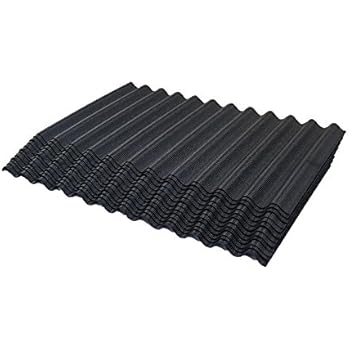 ONDURA 2356 Corrugated Asphalt Shingles (12-Pack), Black