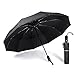 marsboy Travel Umbrella, 10 Ribs Auto Open Close Compact Travel Umbrella, Lightweight Folding Windproof Automatic Travel Umbrella with Heavy Duty, Fits in Luggage and Handbag
