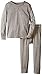 Fruit of the Loom Boys' Little Active Performance Thermal Underwear Set, Medium Gray Heather, 4/5
