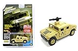Humvee Military Outfit with Roof Gun (Military Police) Sand Off Road Series Limited Edition to 3,600 Pieces Worldwide 1/64 Diecast Model Car by Johnny Lightning JLCP7158