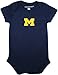Creative Knitwear University of Michigan Wolverines Block M Newborn Baby Bodysuit