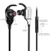 Canbor Wireless Bluetooth Noise Cancelling Headphones with Mic - Black