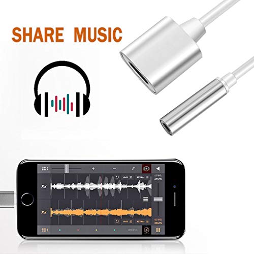 image for Ambrrhty  Headphone Adapter for iPhone Xs Adaptor Audio 3.5mm Dongle E