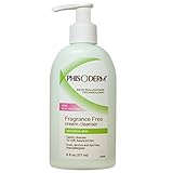 Phisoderm Fragrance Free Cream Cleanser For Sensitive Skin 6 oz (Packs of 5)