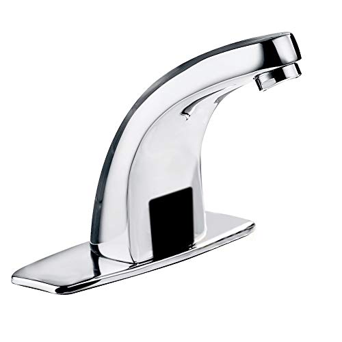 Sensor Water Tap,Fy-Light Automatic Infrared Sensor Faucet Touchless Hands Free Cold Water Tap for Bathroom - Thumbnail 7